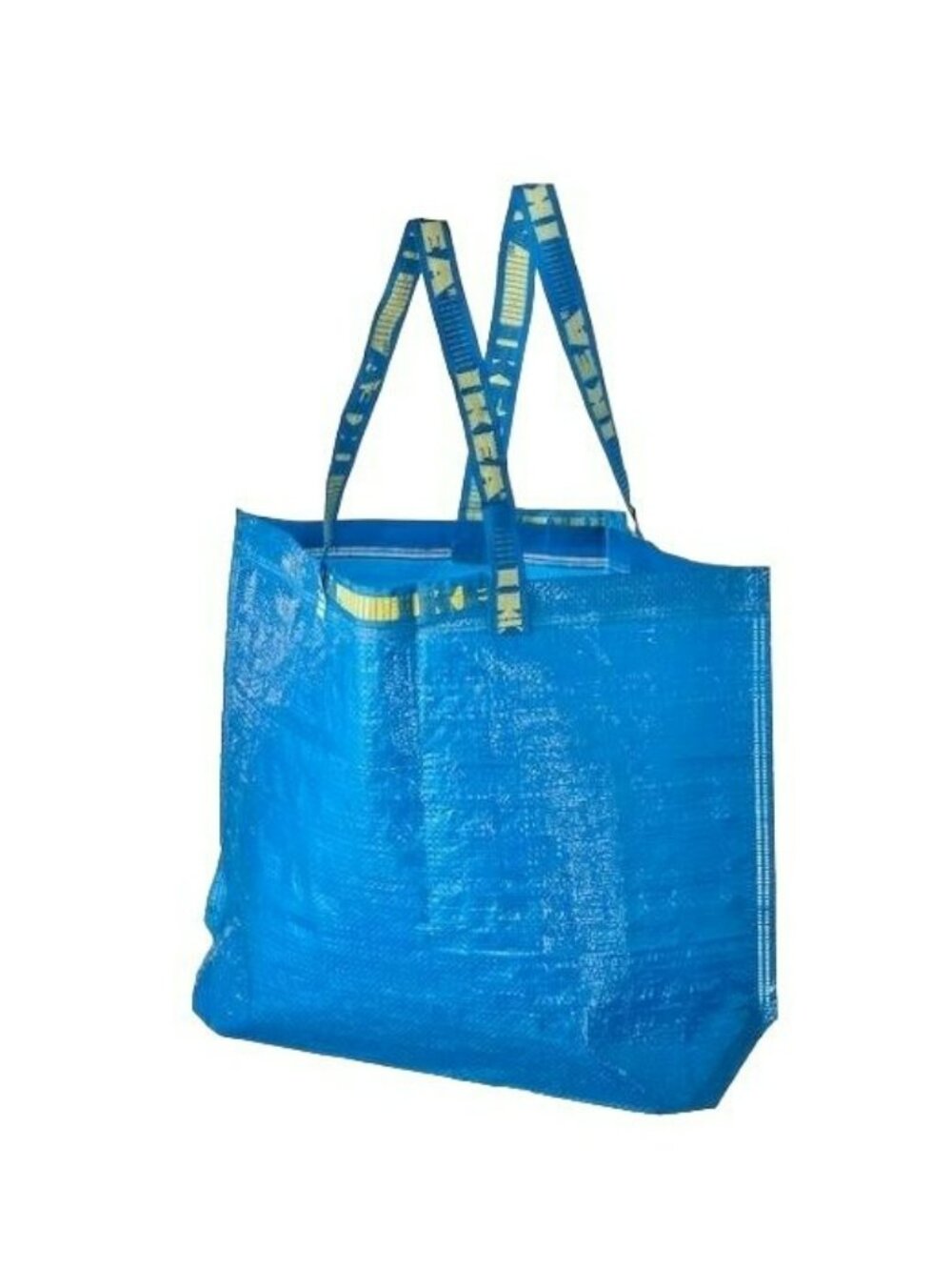 IKEA Tote Bags Shopping Bags Reuseable Blue Set of 2 Frakata 10 Gallons JJ2111